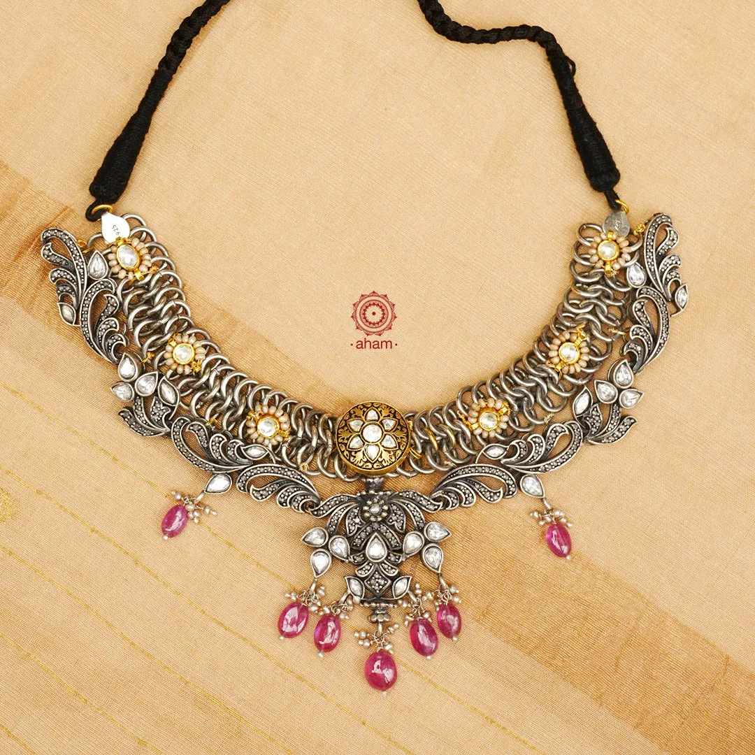 Noori Dual Tone Silver Set