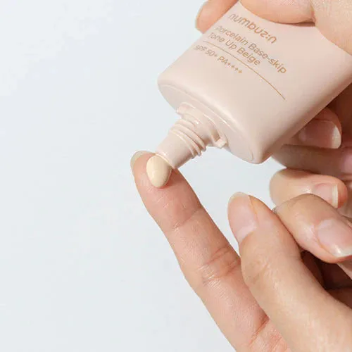 numbuzin - No.3 Porcelain Base-Skip Tone Up Beige