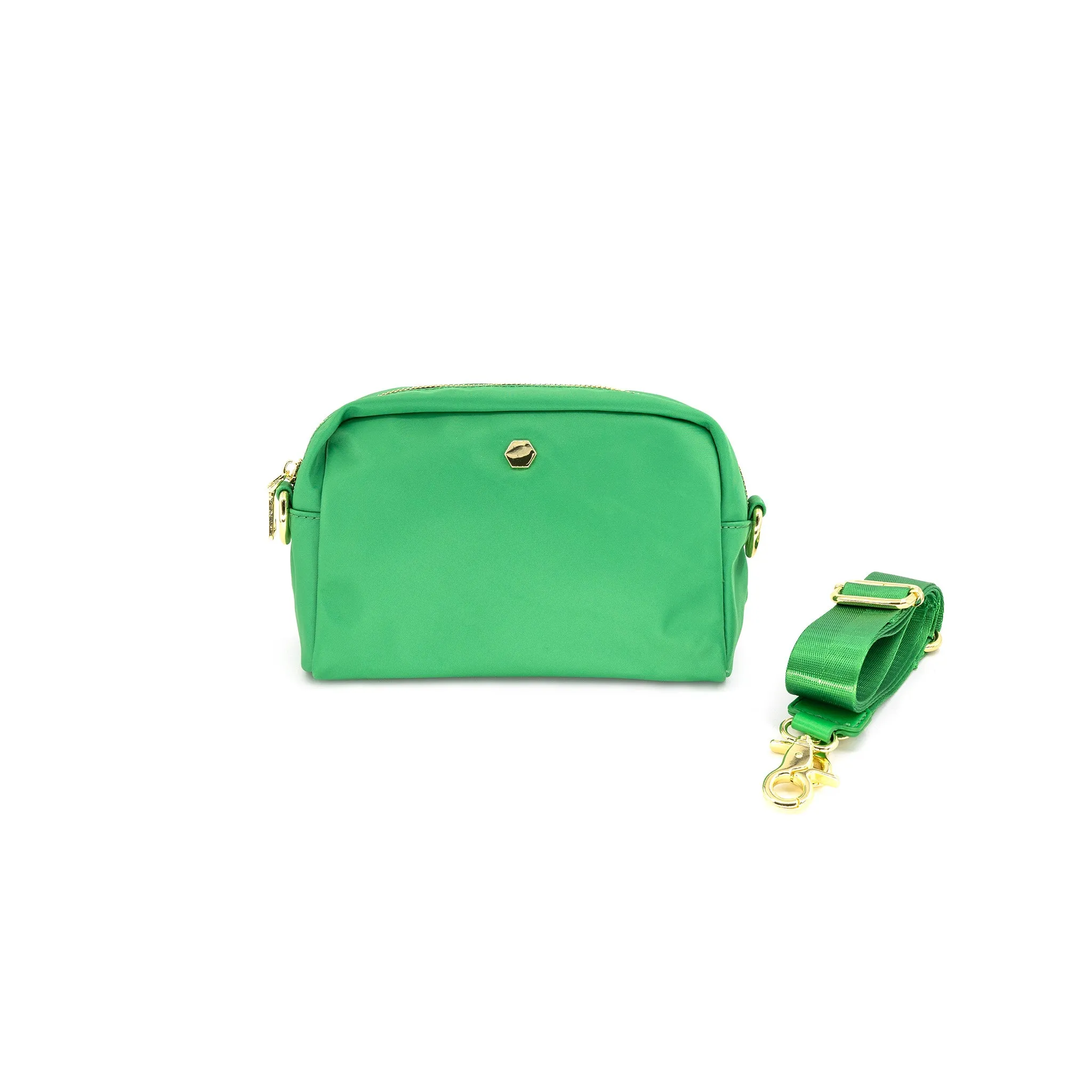 Nylon Dual Cosmetics & Crossbody Bag
