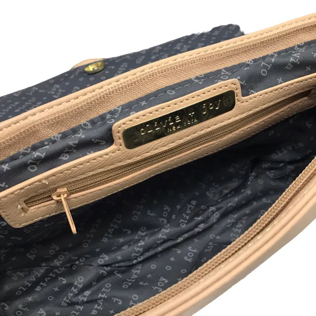 Olivia & Joy Tan Clutch Purse
