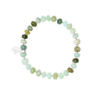 Open Your Heart Burma Jade Signature Stretch Bracelet