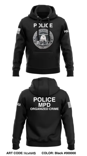 Organized Crime Unit Store 1  Core Men's Hooded Performance Sweatshirt - VcvhHS