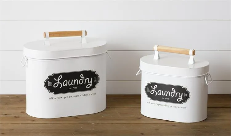 Oval Laundry Canister