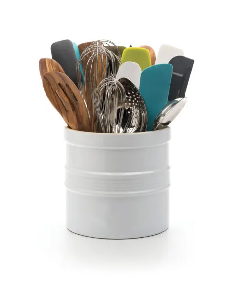 Oversized Tool Crock-White