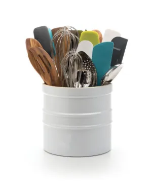 Oversized Tool Crock-White