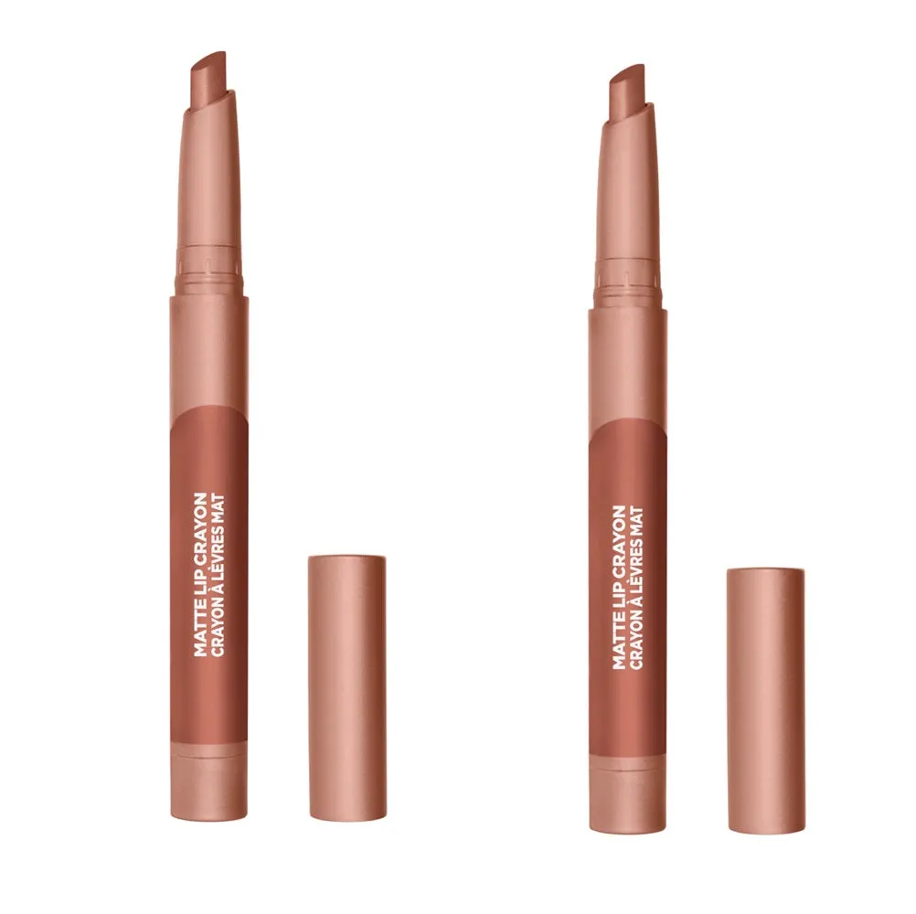 Pack of 2 L'Oreal Paris Infallible Matte Lip Crayon, Tres Sweet # 510