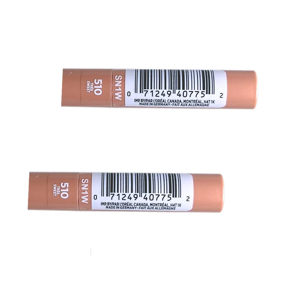 Pack of 2 L'Oreal Paris Infallible Matte Lip Crayon, Tres Sweet # 510