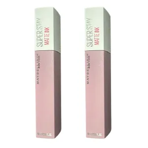 Pack of 2 Maybelline New York SuperStay Matte Ink Liquid Lipstick, Philosopher # 100