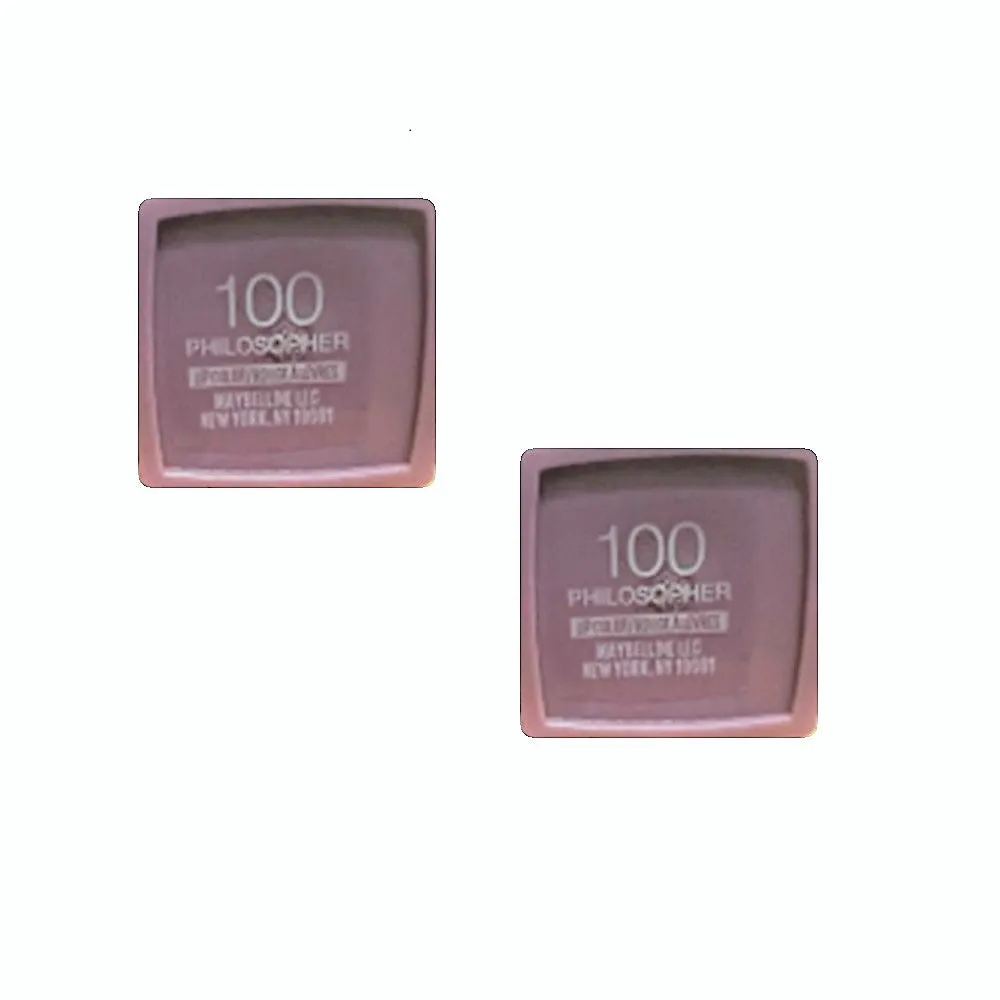 Pack of 2 Maybelline New York SuperStay Matte Ink Liquid Lipstick, Philosopher # 100