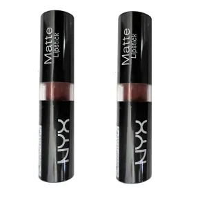Pack of 2 NYX Matte Lipstick, Euro Trash MLS19
