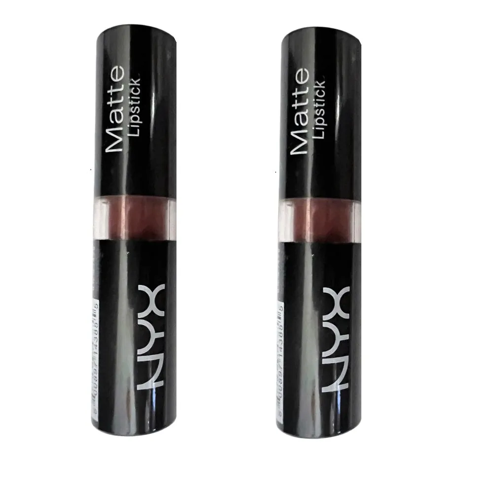 Pack of 2 NYX Matte Lipstick, Euro Trash MLS19