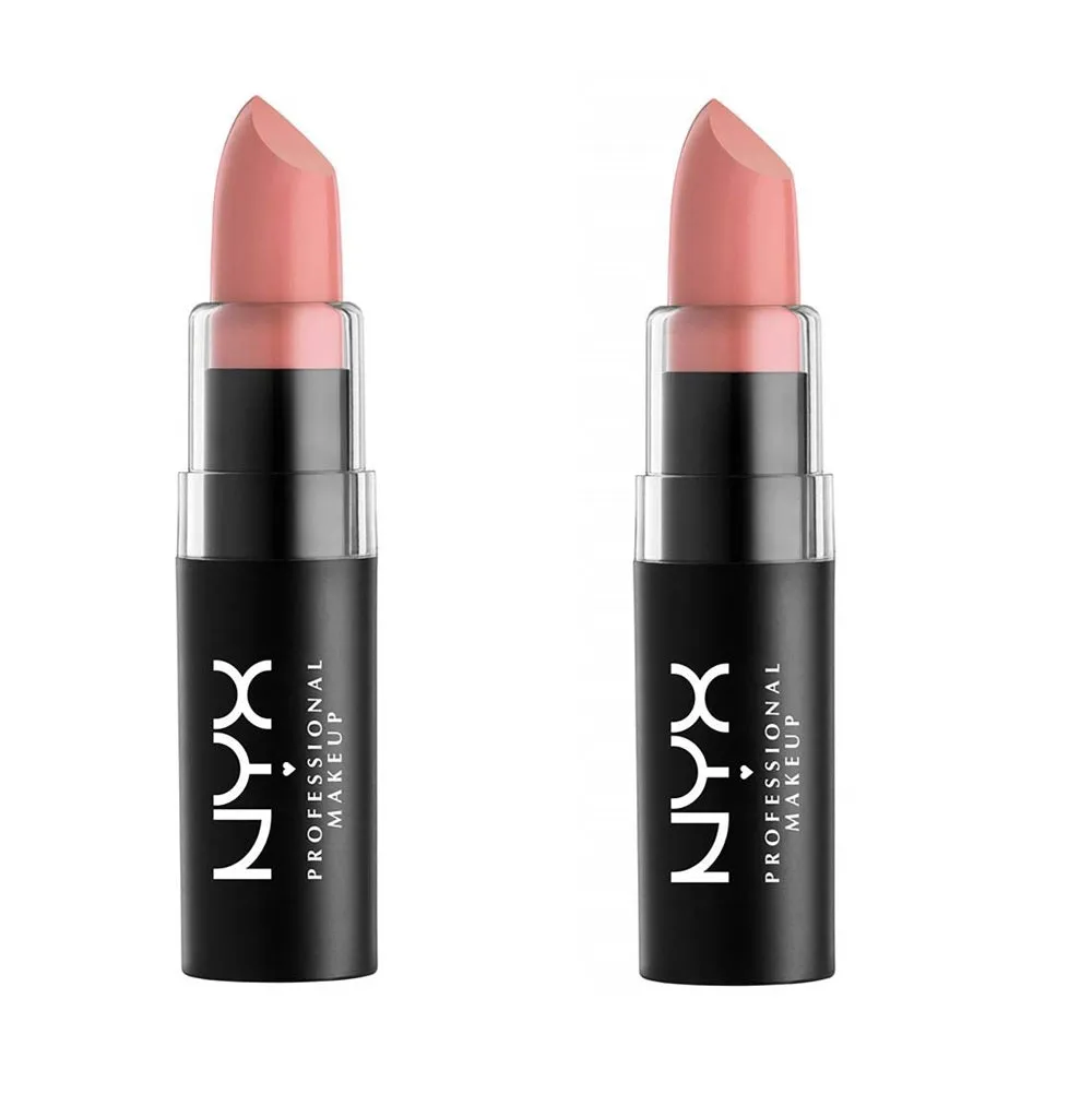 Pack of 2 NYX Matte Lipstick, Euro Trash MLS19