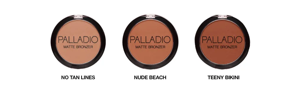 Palladio matte bronzer - no tan lines