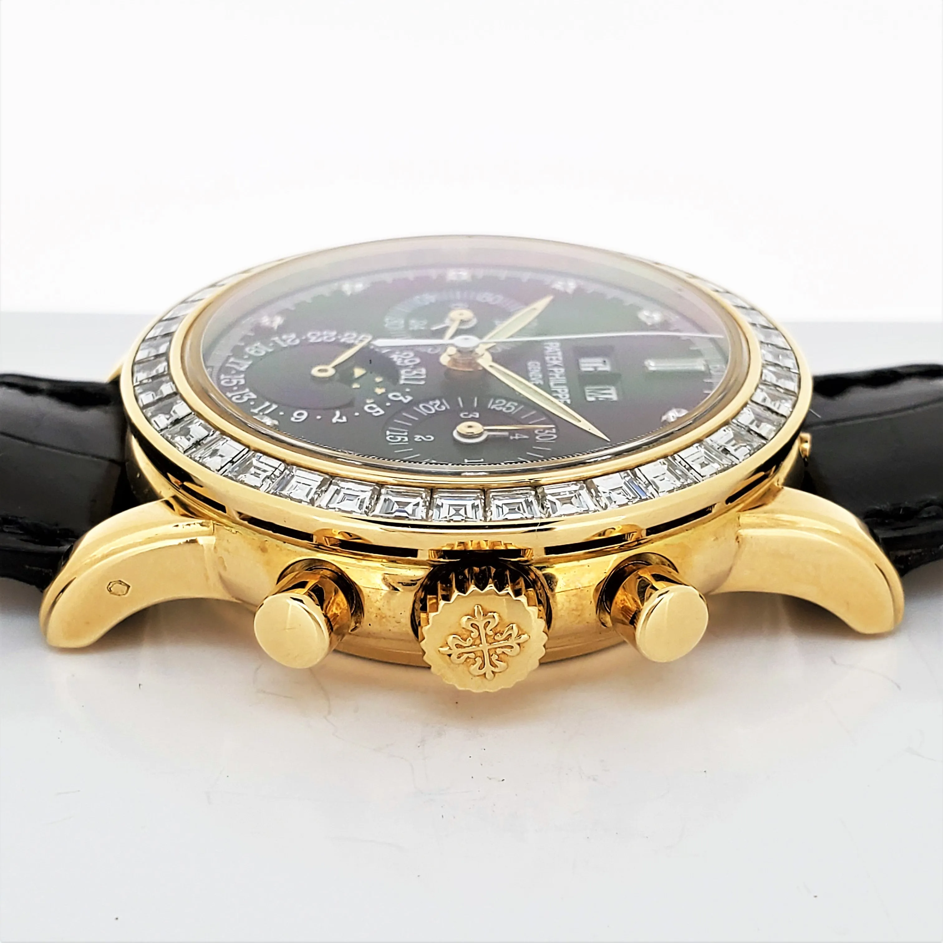 Patek Philippe 3990EJ Perpetual Calendar Chronograph Watch circa 1999