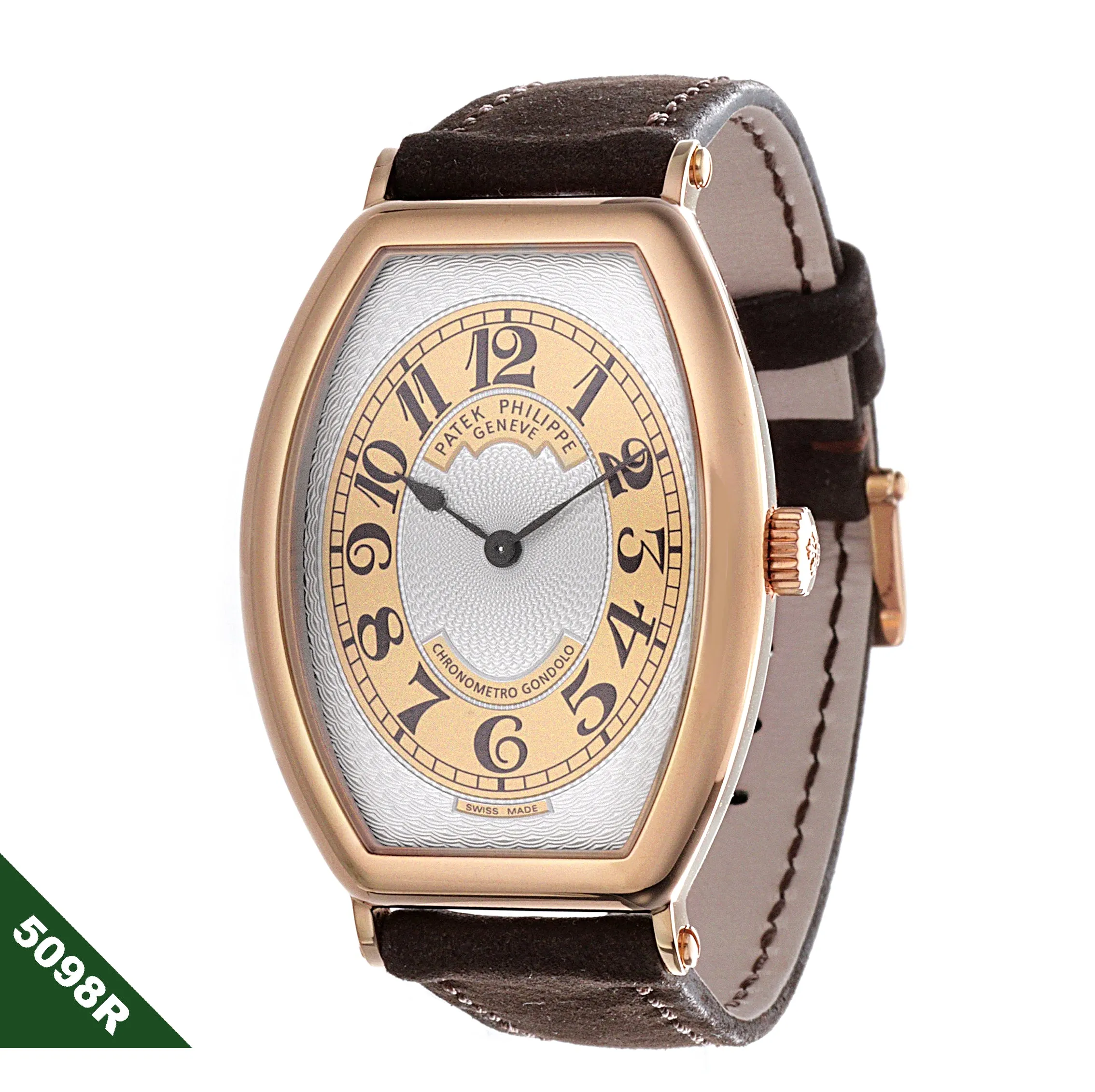 Patek Philippe 5098R Rose Gold Gondolo Watch circa 2010