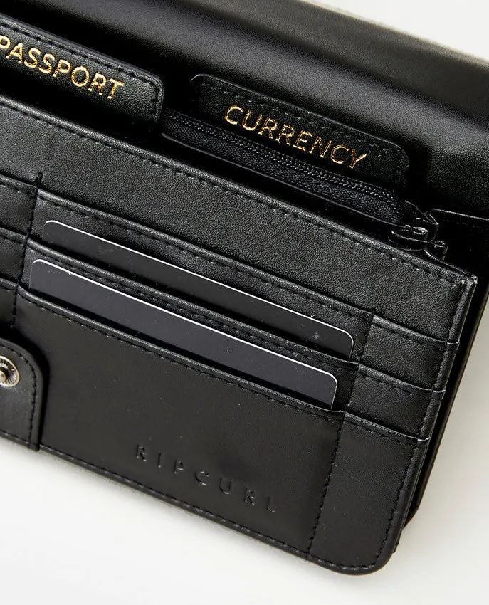 Portfel RIP CURL HULA TRAVEL WALLET czarny