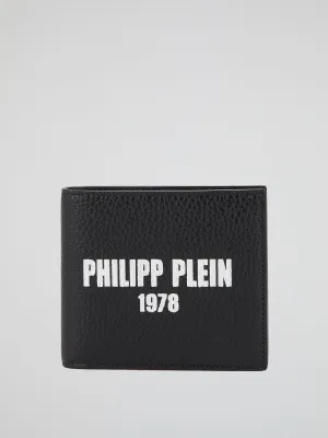 PP1978 Black Logo French Wallet