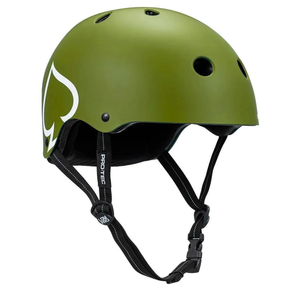 Pro-Tec Helmet Low Pro - Amry / Green Matte