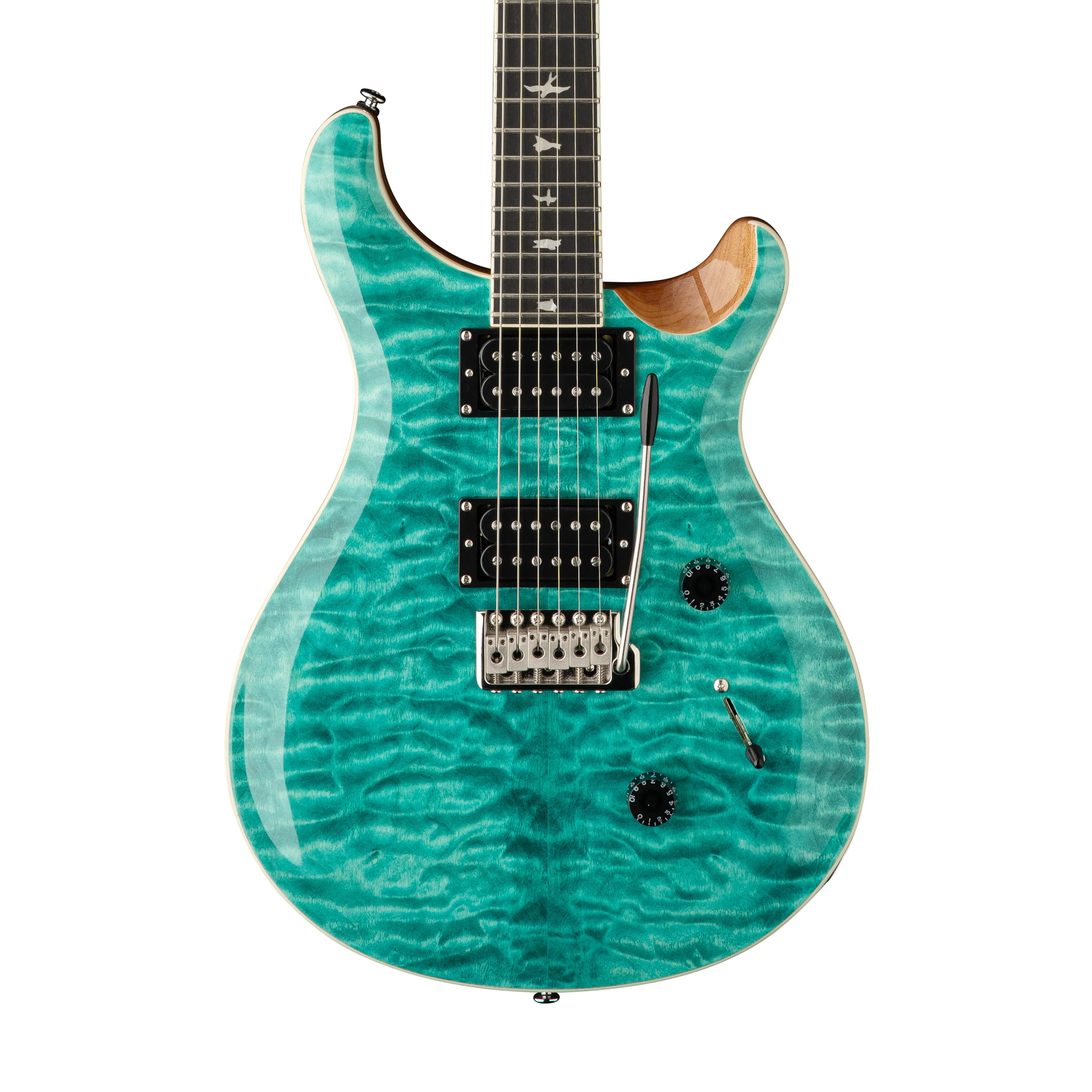 PRS SE Custom 24 Electric Guitar w/Quilt Package, Turquoise