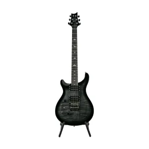 PRS SE Custom 24 Floyd Left-Handed Electric Guitar, Charcoal Burst
