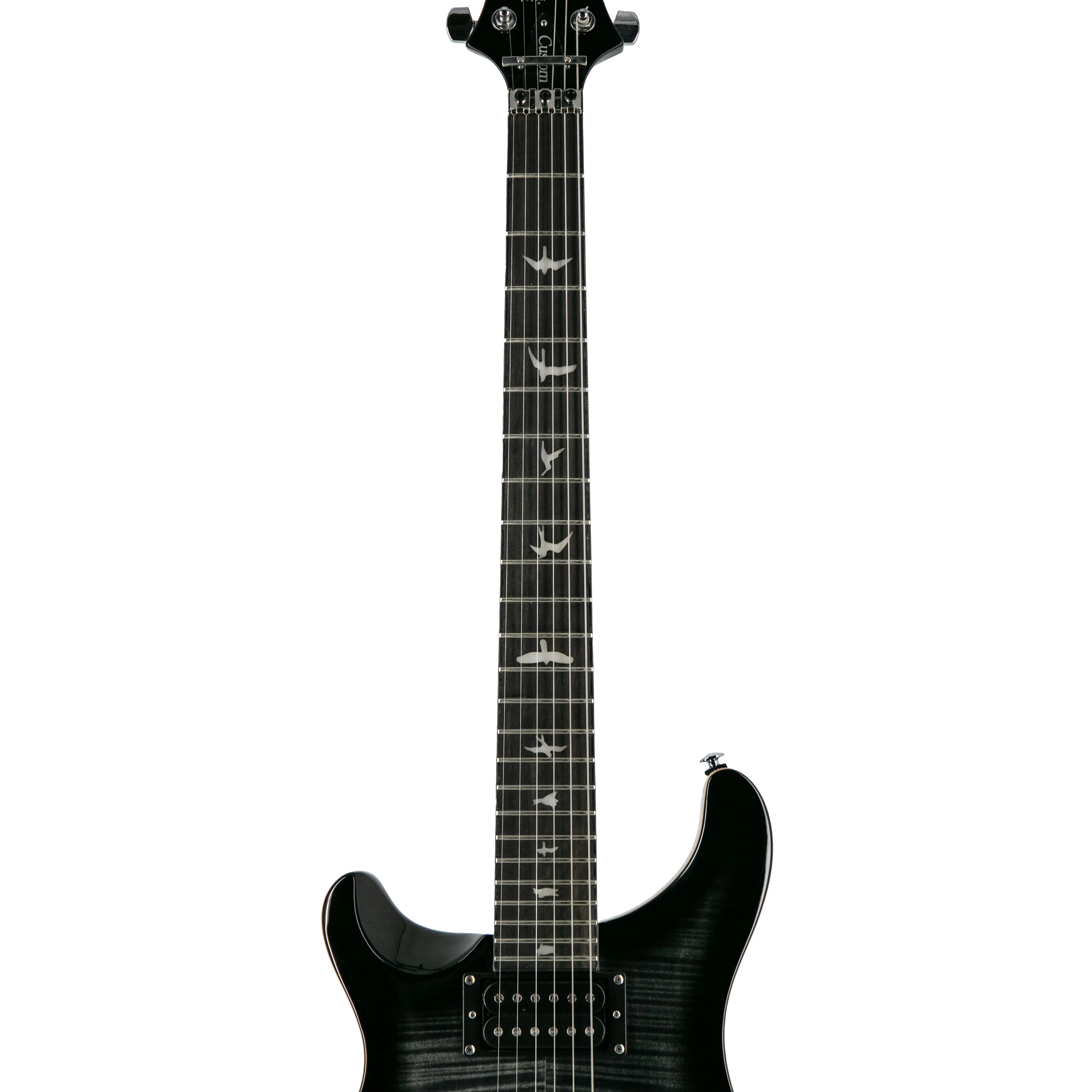 PRS SE Custom 24 Floyd Left-Handed Electric Guitar, Charcoal Burst