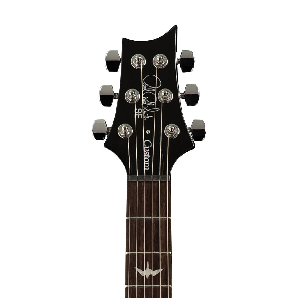 PRS SE Custom 24 Left Handed Electric Guitar w/Bag, Black Gold Sunburst