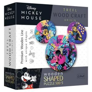 Puzzle: Woodcraft: Disney Mickey Mouse 500 5 Piece