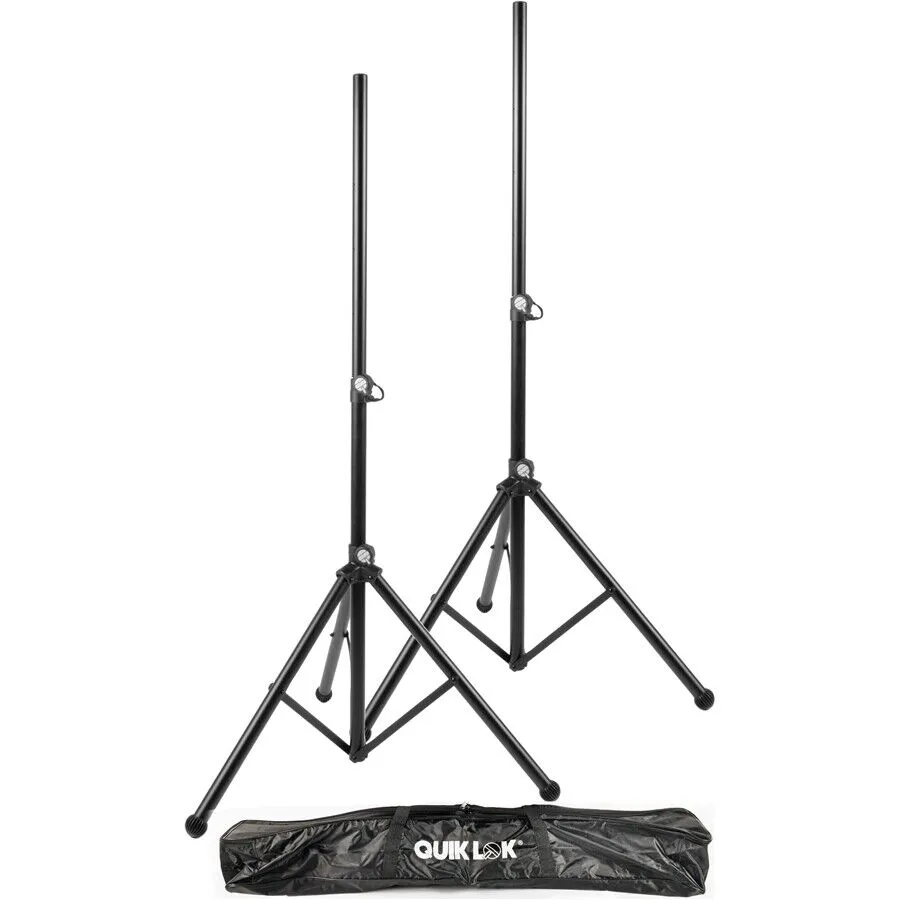 Quik Lok S-171 Speaker Stands with Tote Bag (Pair)
