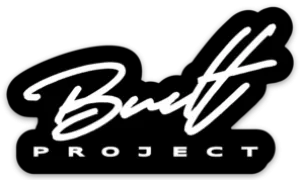 "Bp" Signature Sticker - Black/Red/White