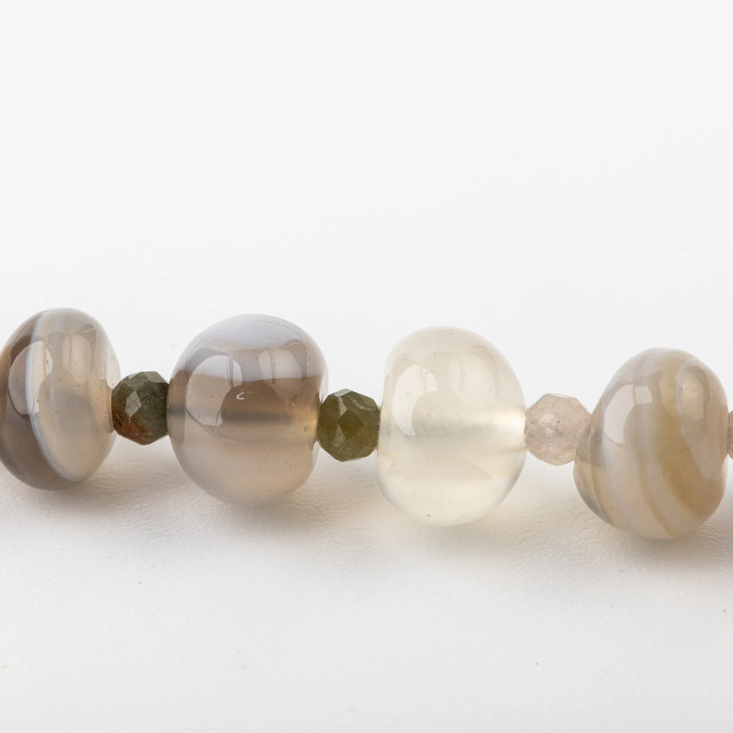 Rainbow Harmony Botswana Agate Signature Double-Wrap Necklace