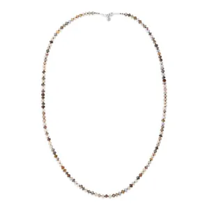 Rainbow Harmony Botswana Agate Signature Double-Wrap Necklace