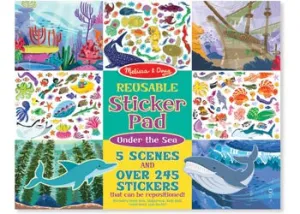 Reusable Sticker Pad – Under the Sea.