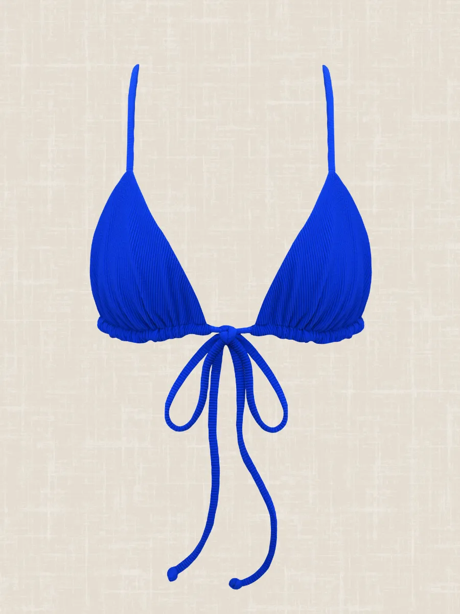 Ribbed Lina Bikini Top