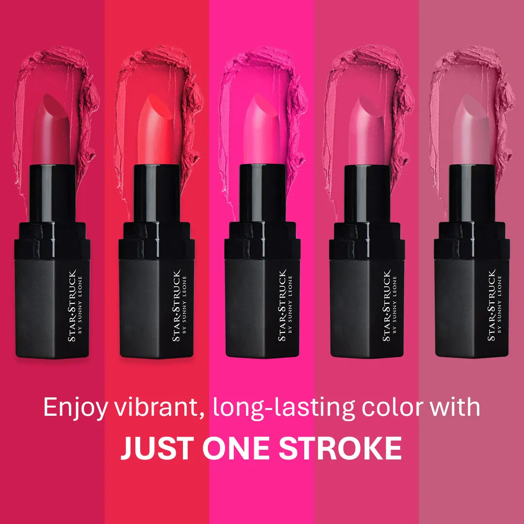 Rooberry - Luxe Matte Lipstick, Berry Pink | 4.2gms