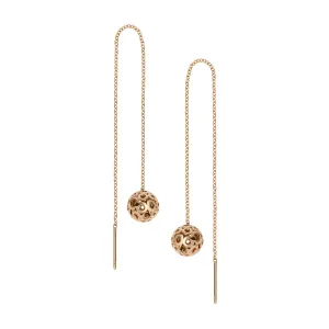 Rotunda threader earring without diamonds