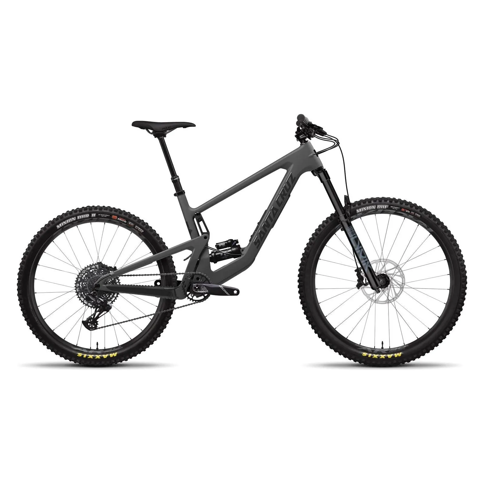 Santa Cruz Bronson 4.1 MX C R Carbon Mountain Bike 2024 - Matte Dark Matter