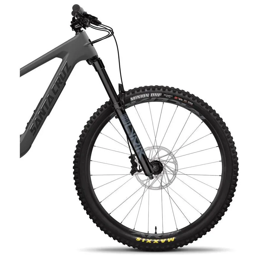 Santa Cruz Bronson 4.1 MX C R Carbon Mountain Bike 2024 - Matte Dark Matter