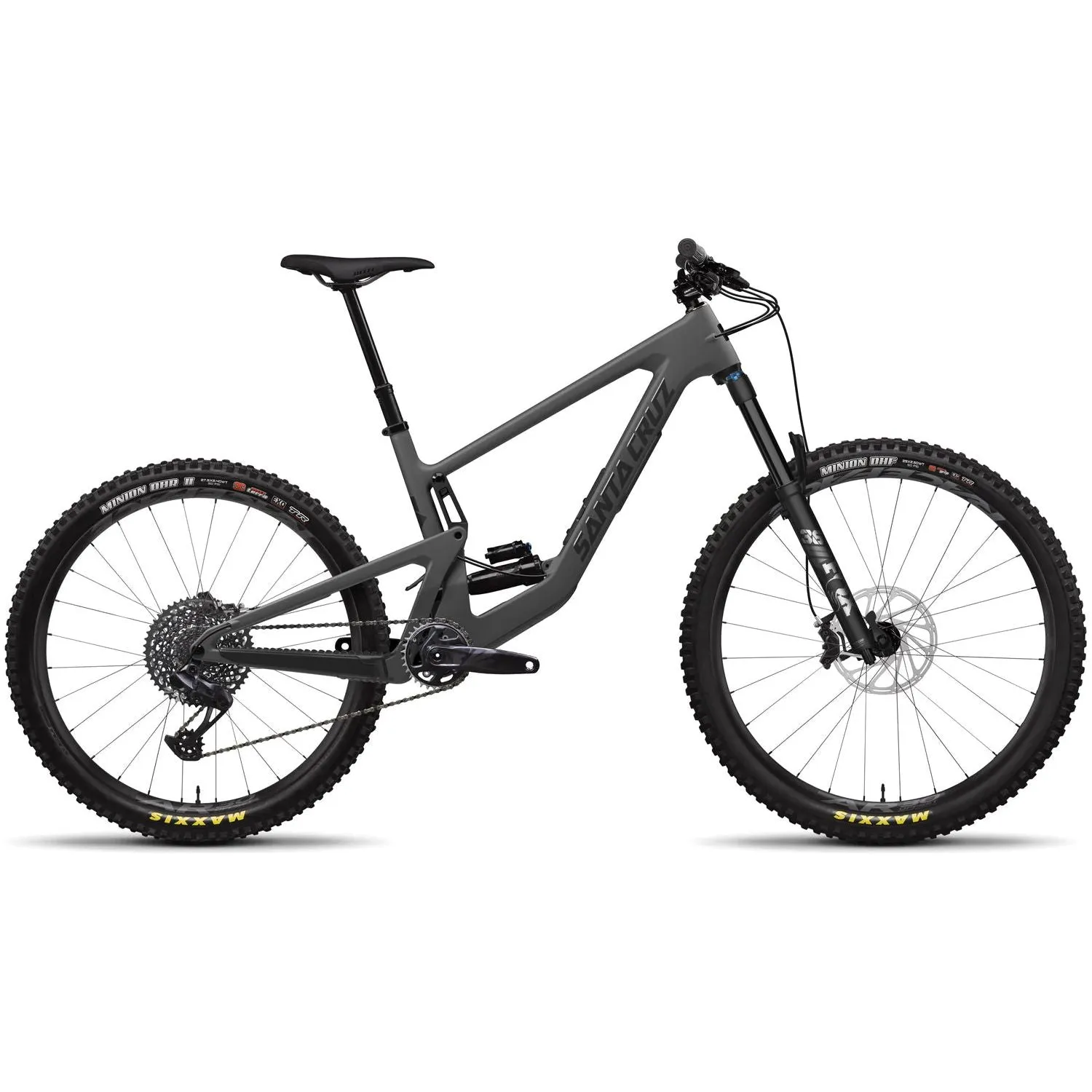 Santa Cruz Bronson 4.1 MX C S Carbon Mountain Bike 2024 - Matte Dark Matter