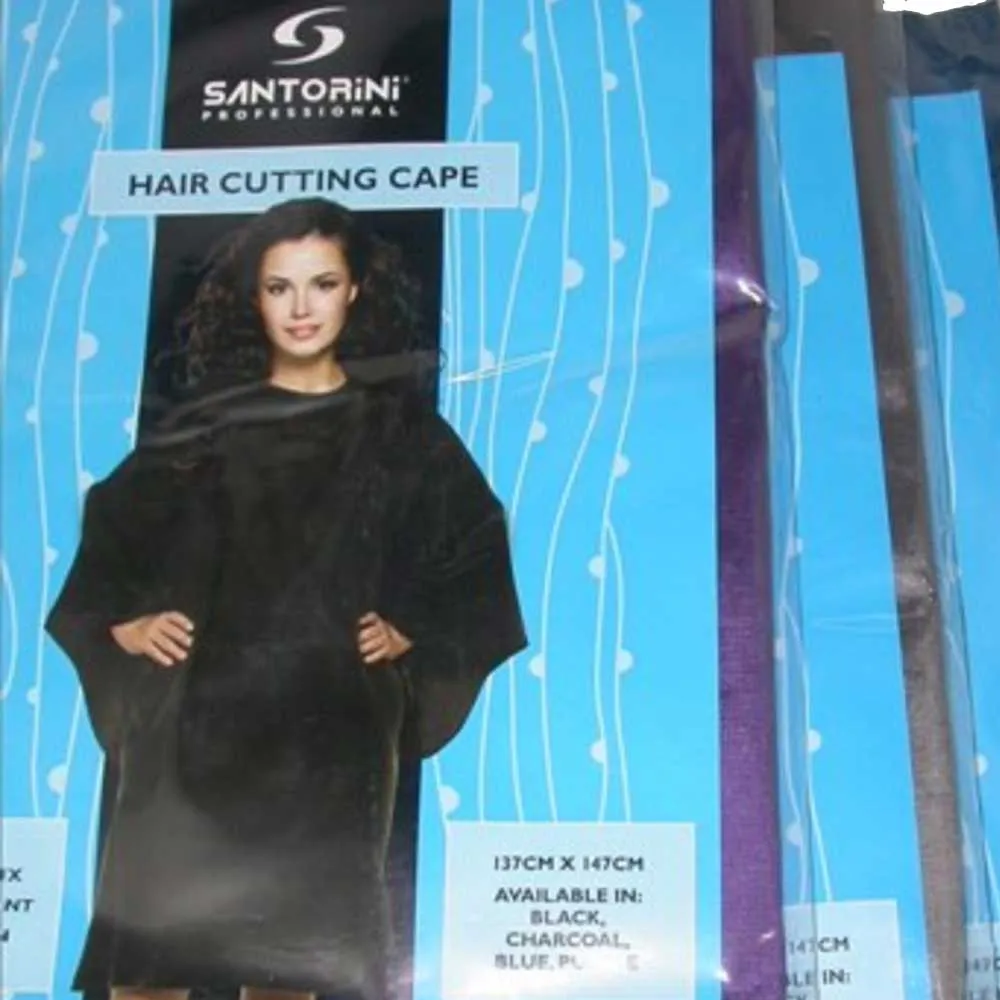 Santorini Haircutting Cape Black