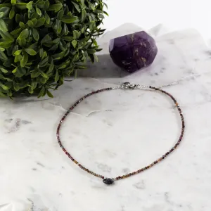 Sapphire Tear of Wisdom with Majestic Multigemstones Signature Necklace