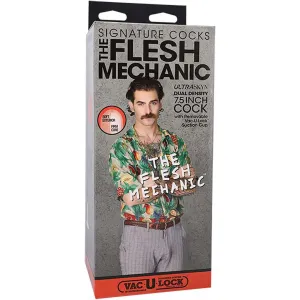 Signature Cocks the Flesh Mechanic 7.5 inches - Cock With Removable Vac-U-Lock Suction Cup - Vanilla