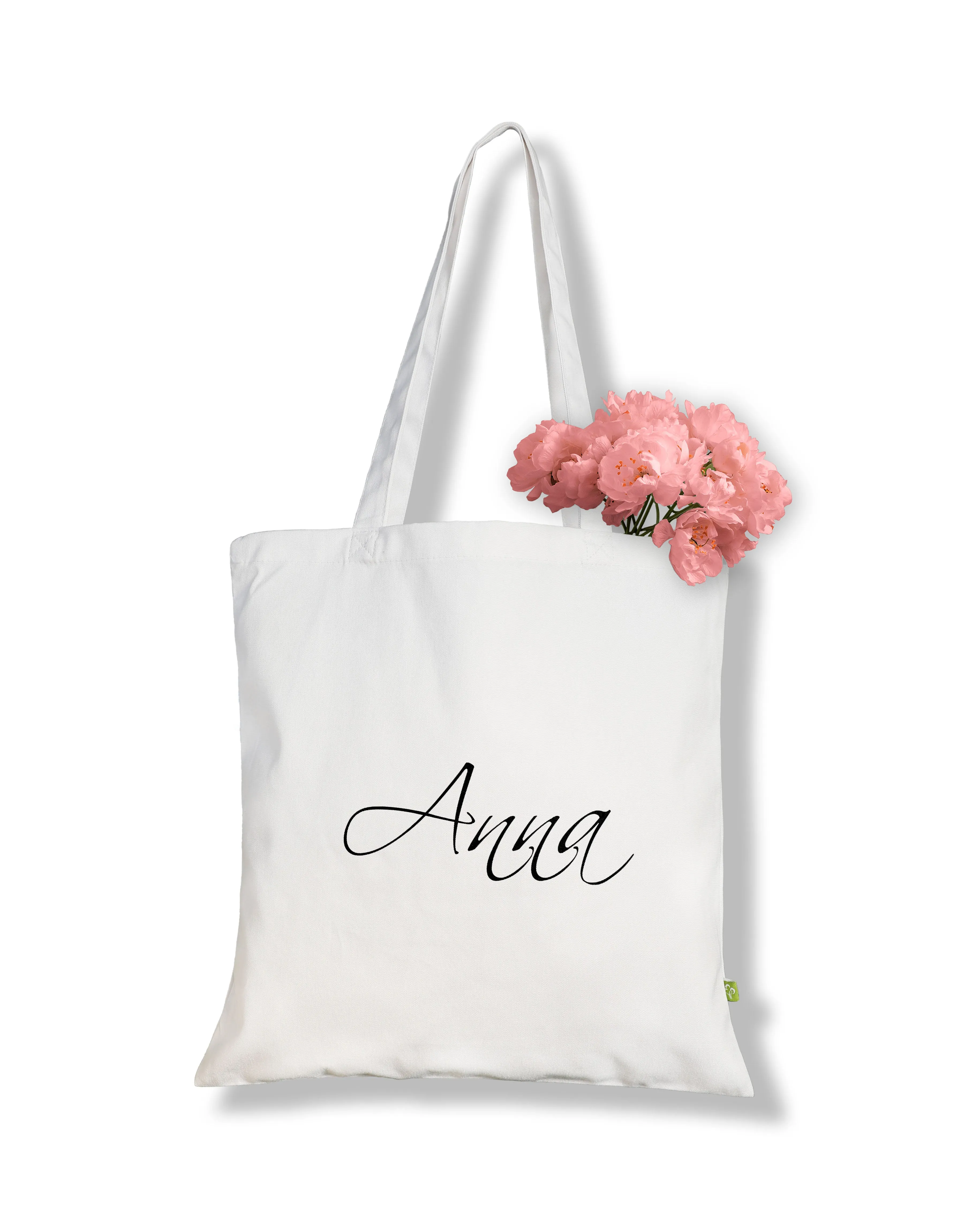 Signature Name Tote Bag - Black