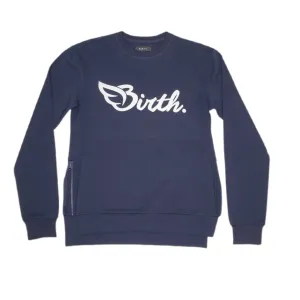Signature side zip crew