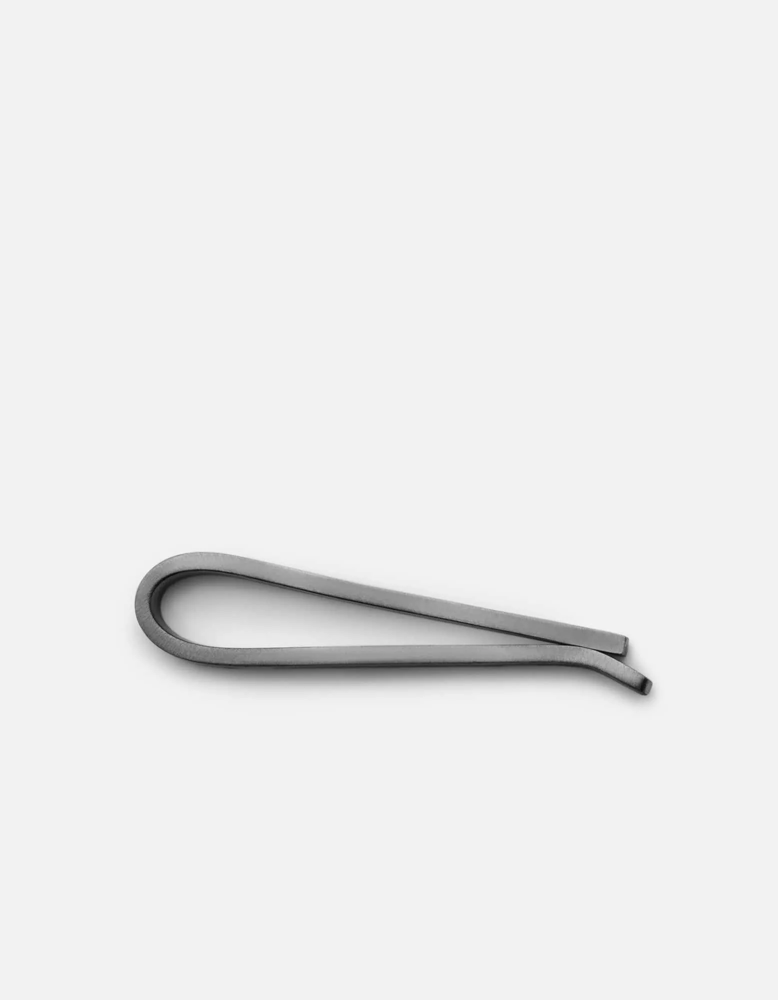 Singular Money Clip, Matte Black Rhodium