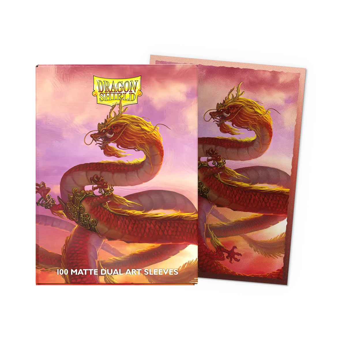 Sleeves - Dragon Shield - Box 100 DUAL ART MATTE - Wood Dragon 2024