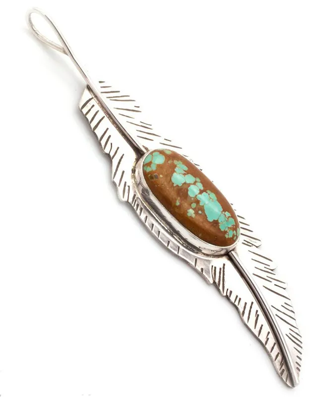 Slender Feather Signature Pendant