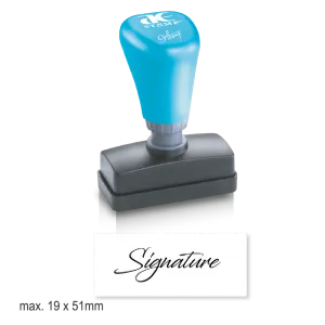 Small Pre-Ink Signature Stamp