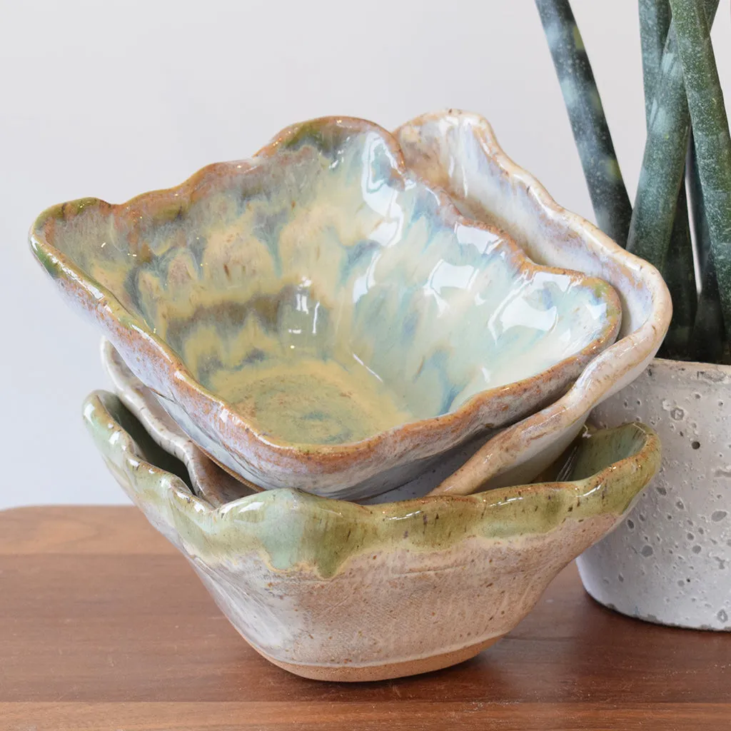 Square Snack Bowl Seaside
