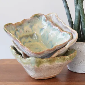 Square Snack Bowl Seaside
