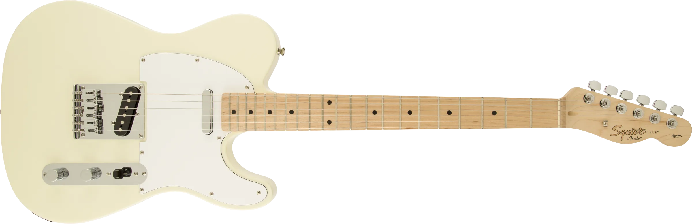 Squier Affinity Series™ Telecaster®, Maple Fingerboard, Arctic White